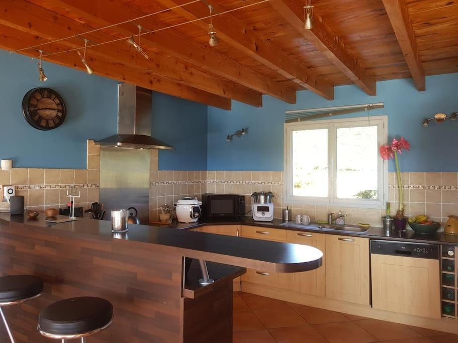 Maison Spacieuse Face Aux Pyrenees Carla-Bayle Extérieur photo