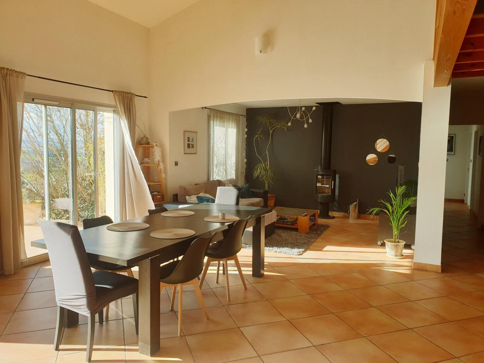 Maison Spacieuse Face Aux Pyrenees Carla-Bayle Chambre photo